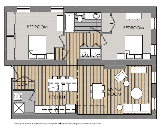 Floorplan - Mercer Commons Apartments