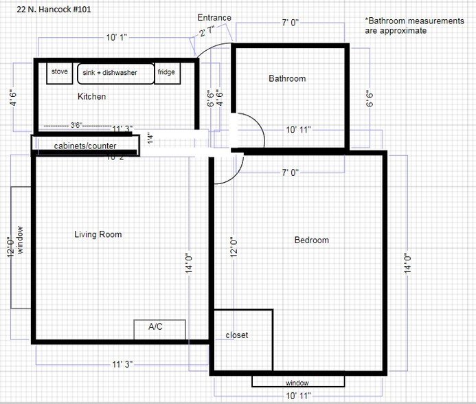 #101 Blueprint - 22 N Hancock St