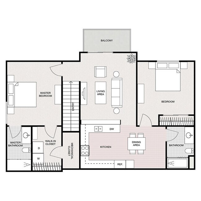 Floorplan - TRAILSIDE ESTATES APARTMENT HOMES