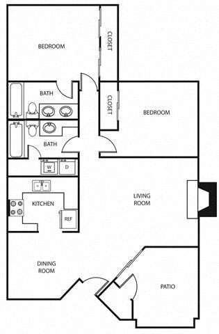 Floorplan - Lake Village West