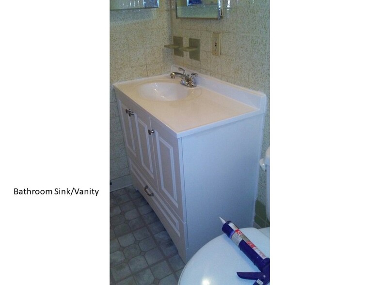 WIde bathrrom Vanity - 419 N 2nd St