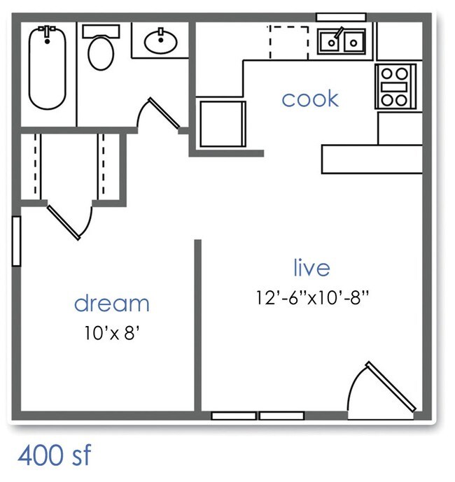1BR/1BA - Shady Place