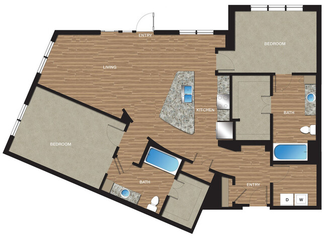 Floorplan - Crest at Las Colinas Station