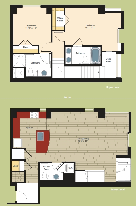 2BR/2BA - Plaza Lofts 22