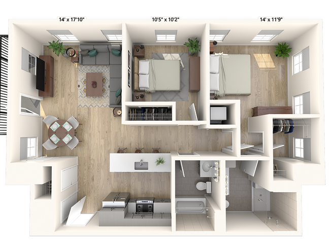 Floorplan - Darien Commons