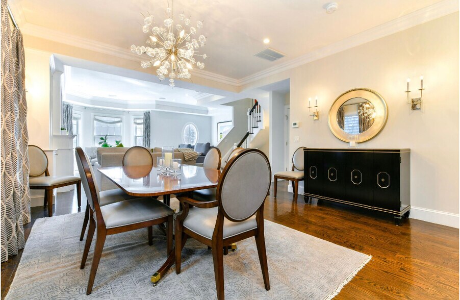 Dining open to living room - 846 E Broadway