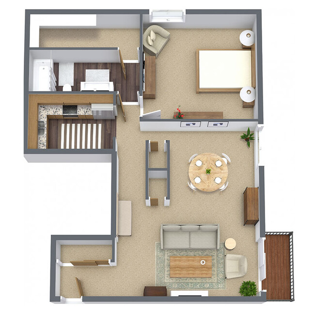 Club floor plan - Fairlane at Aksarben