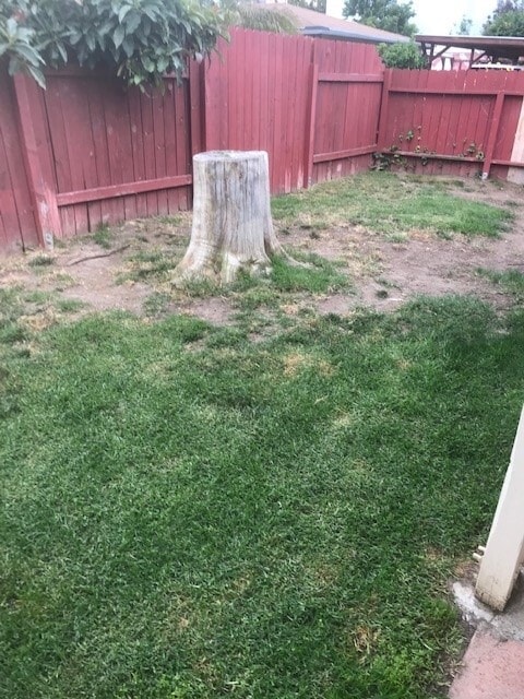 side yard - 25612 Oak St