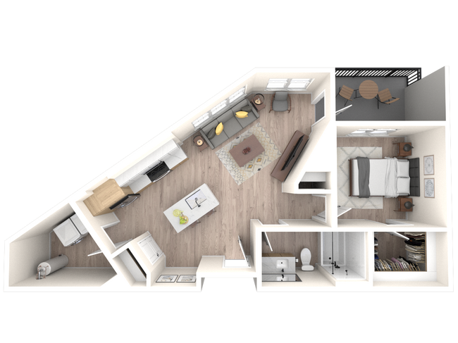 Floorplan - Tempo at Nine Mile Station Apartments