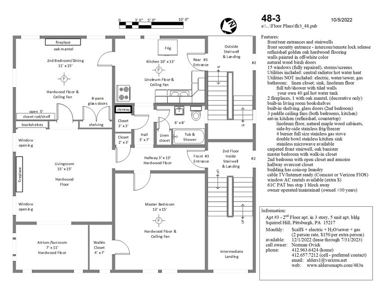 floorplan - 5840 Alderson St