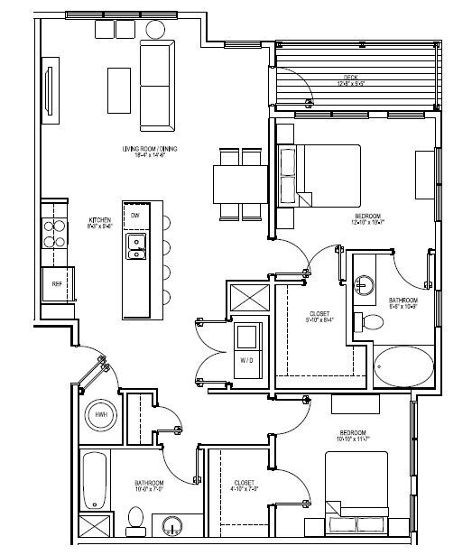 Floorplan - Vox on Two