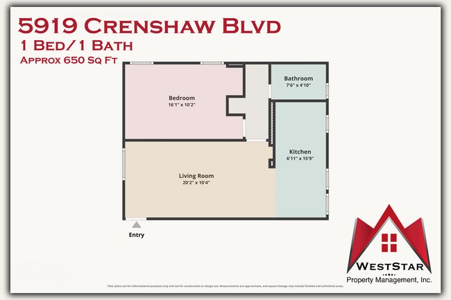 Floorplan - 5919-5925 Crenshaw Blvd