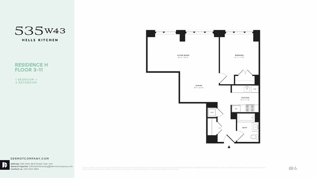 Floorplan - 535 W 43rd Street