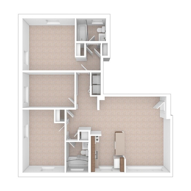 Floorplan - Carver Terrace Apartments