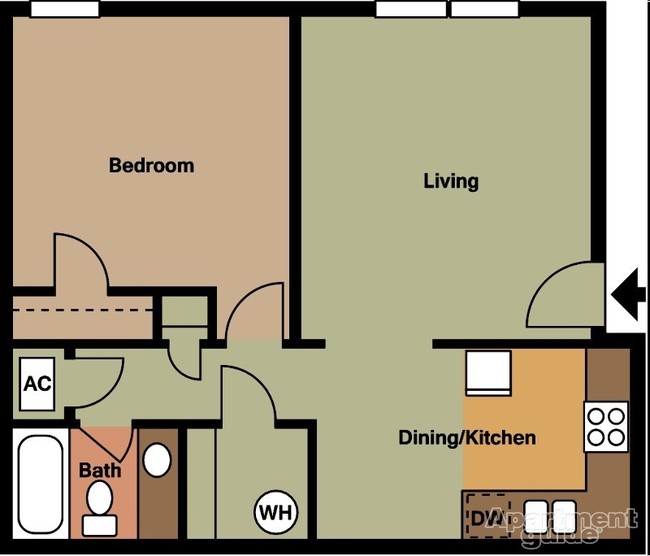 1BR/1BA - The Park At Richards Road