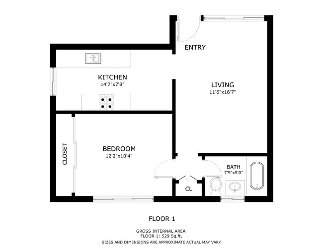 Floorplan - 11716 Gurley Ave.