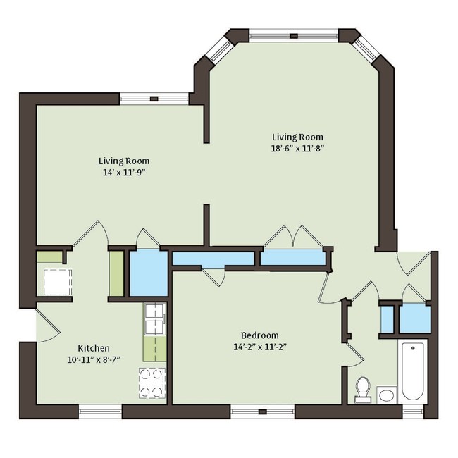 Floorplan - 5034-5046 S. Woodlawn Avenue