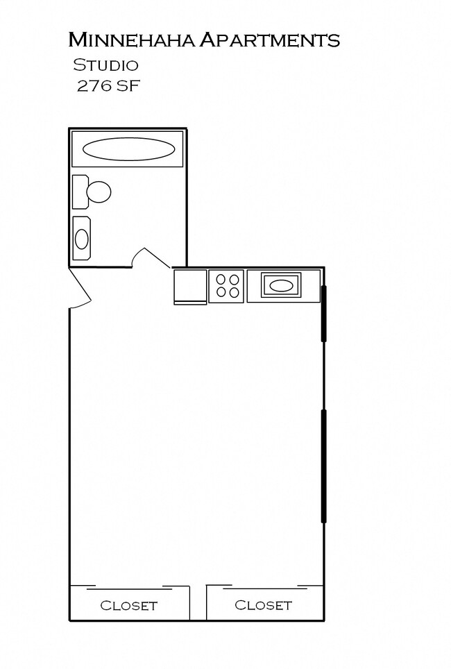 Floorplan - Minnehaha Apartments