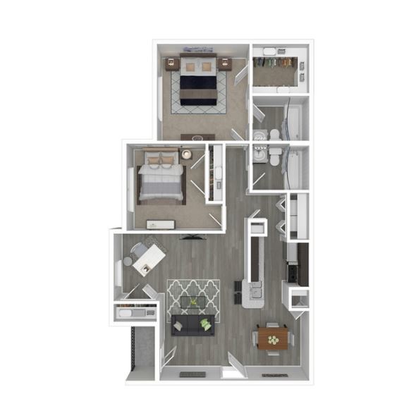 Floorplan - Riverside Apartments