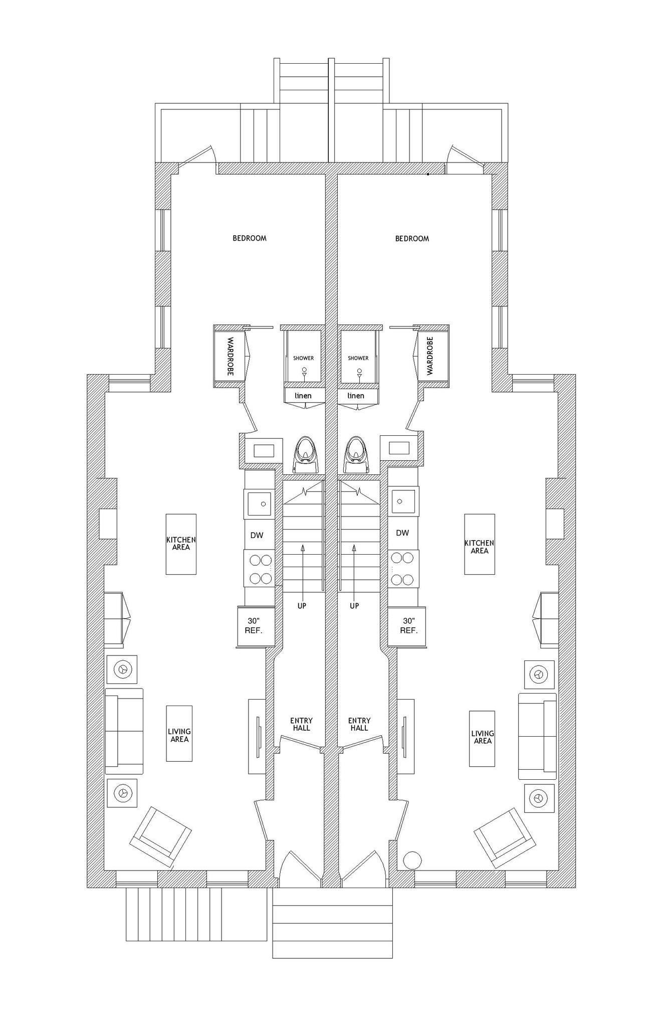 1BR floorplans - 1713 Locust St