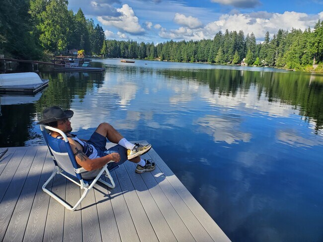 View from the dock of the lake - 13713 Wye Lake Blvd SW