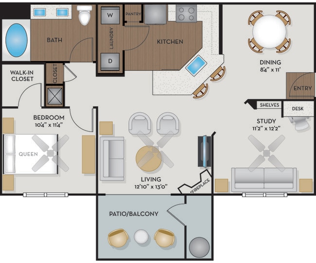 Floorplan - Settlers Ridge Apartments