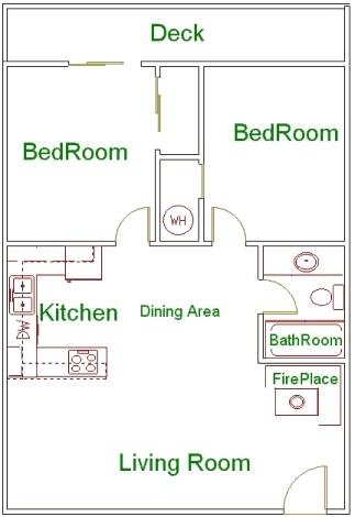 2BR/1BA - Sequoia Park Apartments