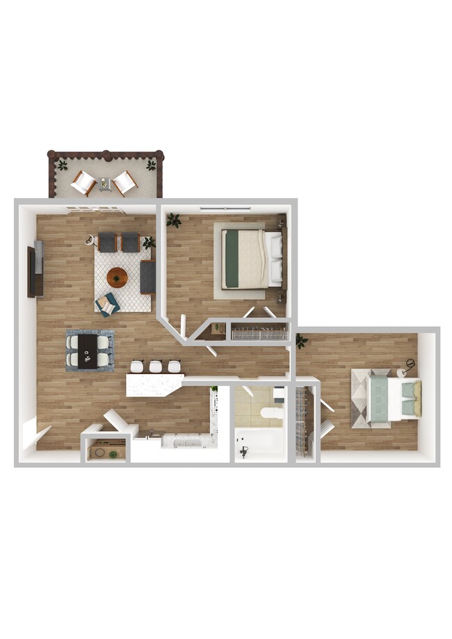 Floorplan - Littlebrook Apartments