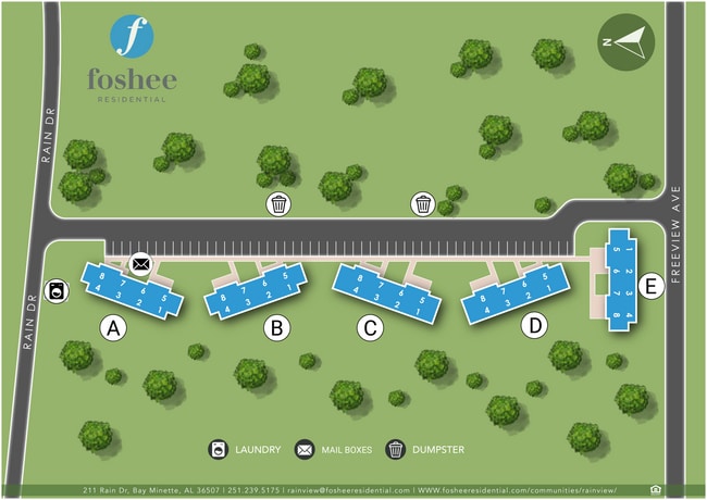Rainview Site Map - Rainview Apartments