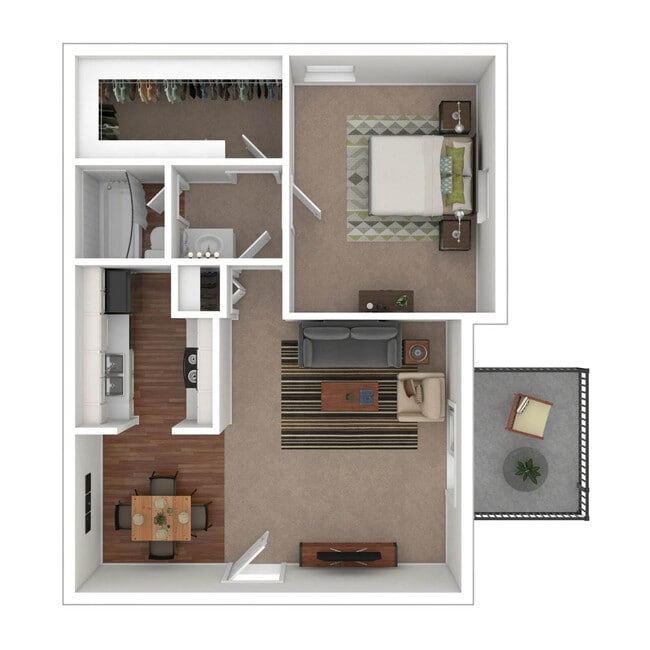 Floorplan - Planters Trace Apartment Homes