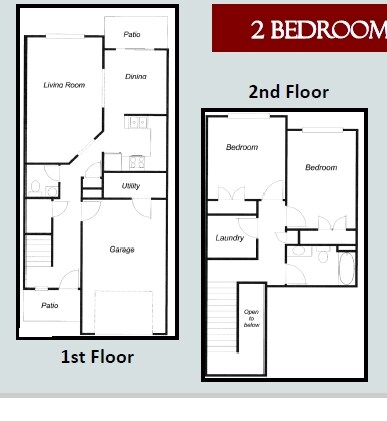2BR/1.5BA - Parkway Townhomes Marshall