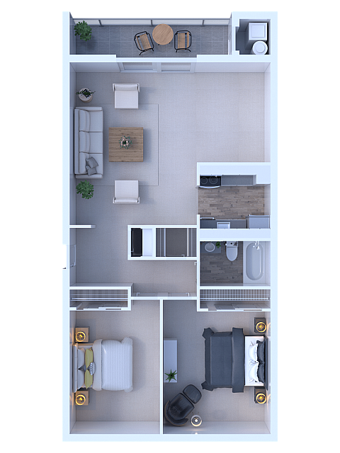Stonecliffe 2BD 1Bath 902sqft - Stonecliffe