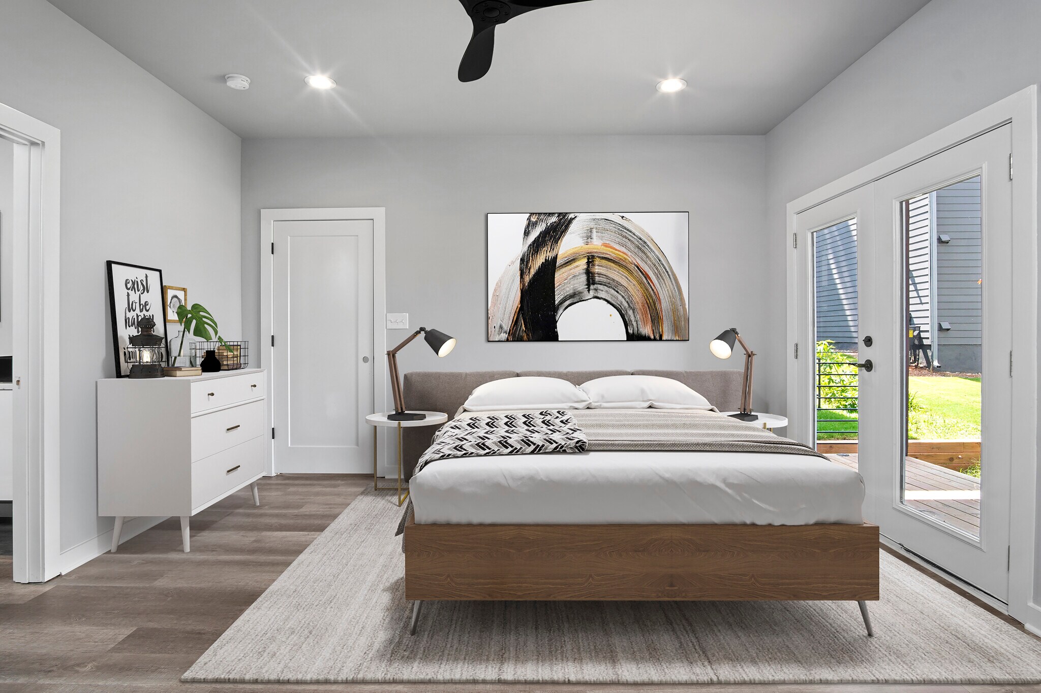Master Bedroom (Staged) - 569 Middle St SW