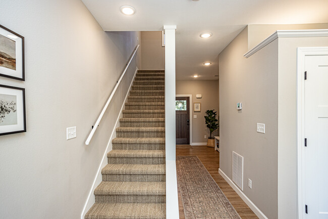 Stairs to second level - 110 Sierra Cir