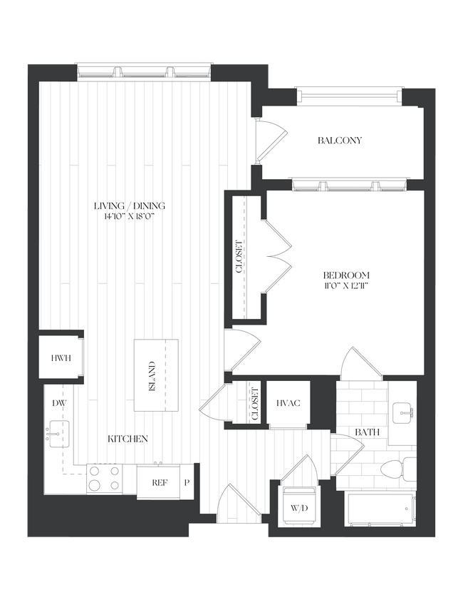 Floorplan - The Barrett at Chevy Chase Lake