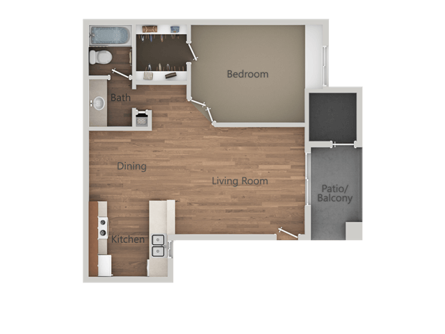 Floorplan - Rio Seco Apartments