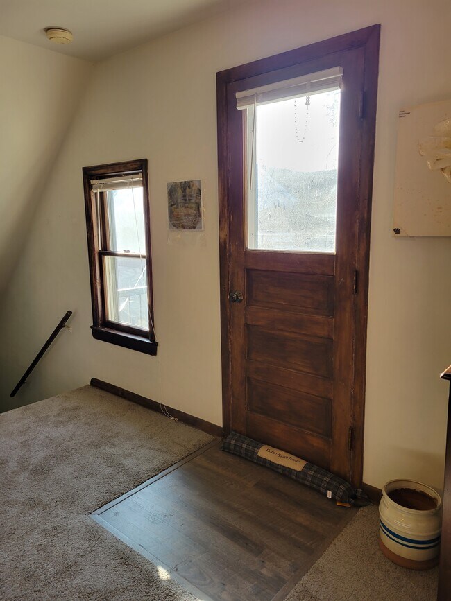 Door to balcony from living room - 2215 N 70th St