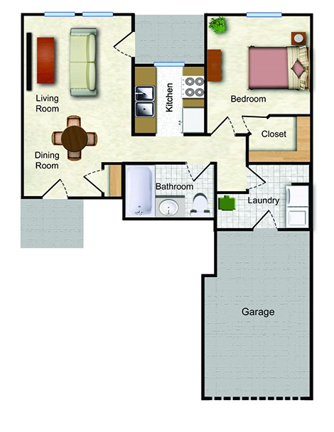 Floorplan - Park West Gardens