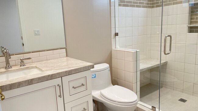 Totally Remodeled Second Bath with Oversized Shower - 1220 Roxbury Dr