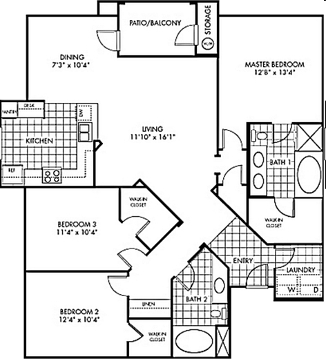 3BR/2BA Capri - Provence at Valencia