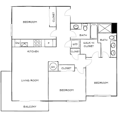 Floorplan - The District at Flagler Village