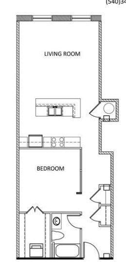 1BR/1BA - The Hancock Building