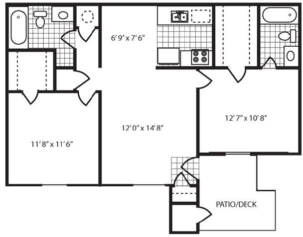 2BR/2BA - Echo Trail