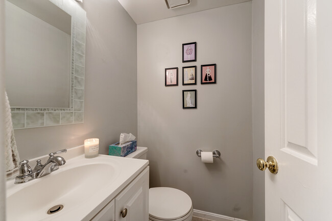 Main Level Spacious Powder Room - 1124 25th St NW