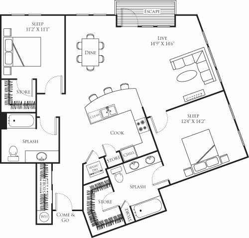 Floorplan - red160