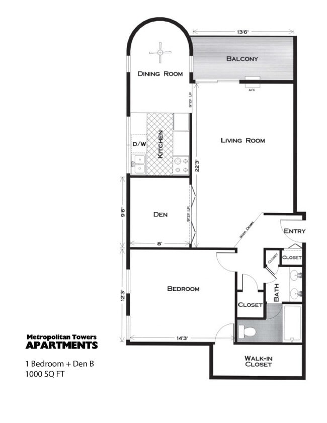 Floorplan - Metropolitan Towers