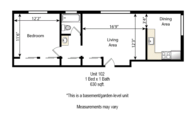 Floorplan - 1436 Williams