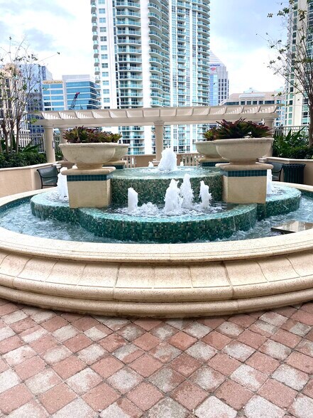 Fountains throughout building - 511 SE 5th Ave