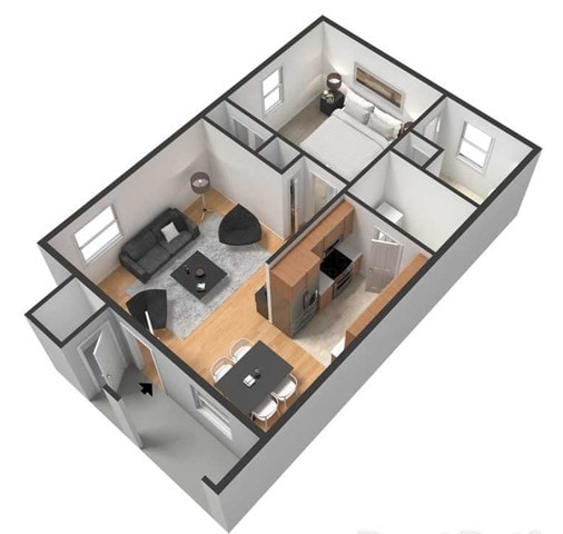 One Bedroom - The Residence at Battery Creek