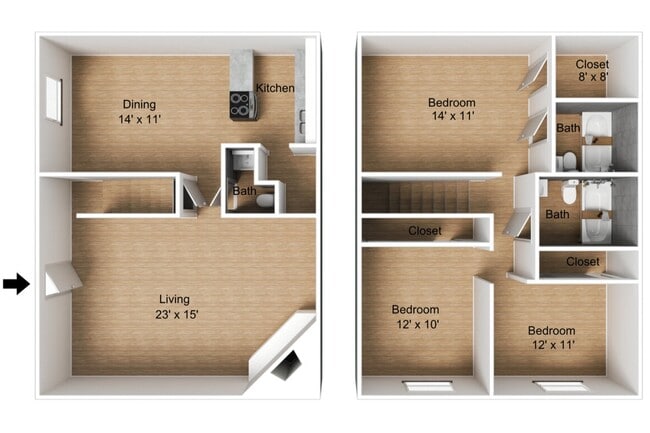 C2 Floor Plan - Summer Oaks